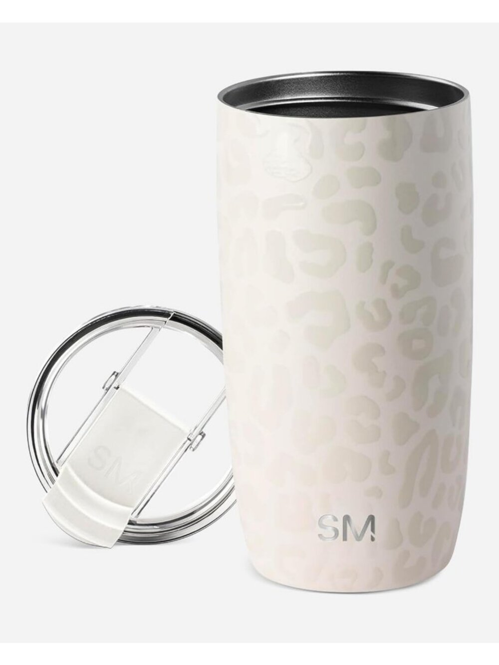 Stylish Leopard Travel Coffee Mug with Lid | 16oz Insulated Tumbler for